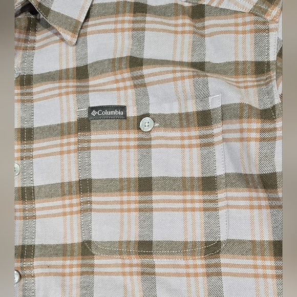 Columbia Men's Cornell Woods Flannel Plaid Longsleeve Size XL - Picture 2 of 7